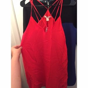 NWT Sexy Class Strappy Dress Red Forever 21 Contemporary